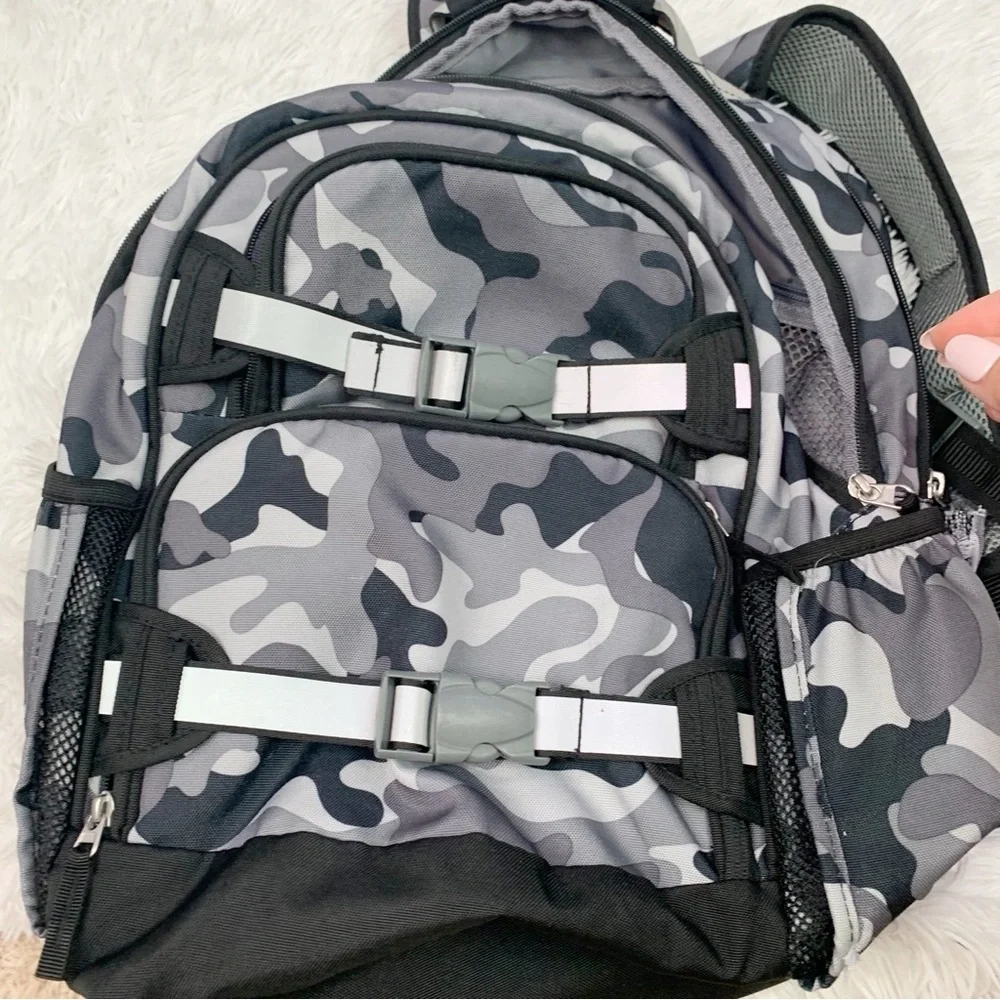 Pottery Barn Kids‎ Camouflage Gray and Black Backpack